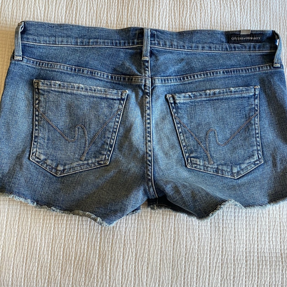 Citizens of Humanity low-rise denim shorts